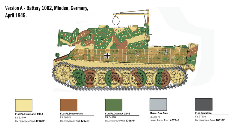 1/35 38cm RW 61 auf Sturmmorser Tiger - Hobby Sense