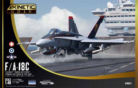 1/48 F/A-18c US Navy, Swiss Air Force, Finnish Air Force - Hobby Sense