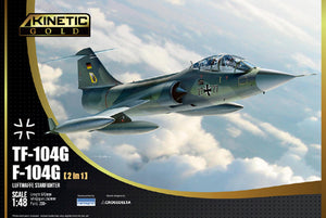 1/48 TF-104G / F-104G Luftwaffe Starfighter (2 in 1) - Hobby Sense