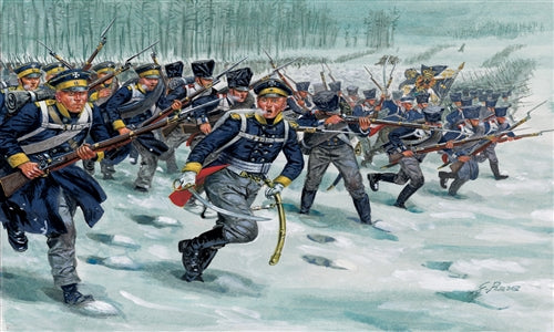 1/72 Napoleonic Wars Prussian Infantry - Hobby Sense