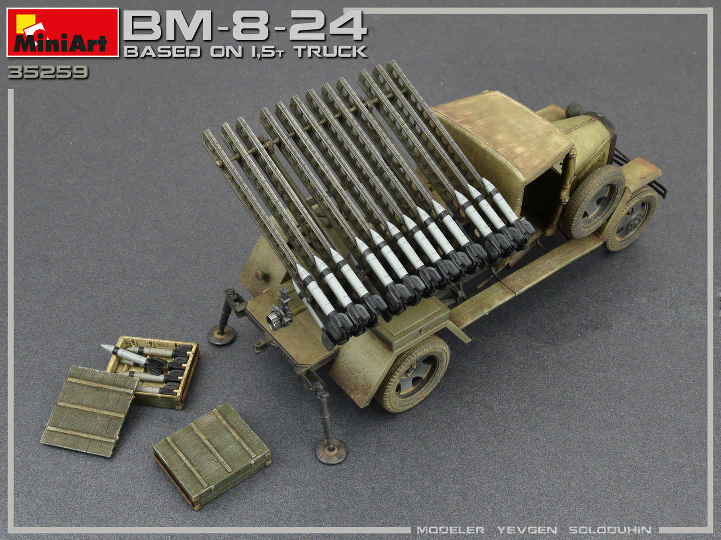 1/35 BM-8-24 Based on 1.5t Truck - Hobby Sense