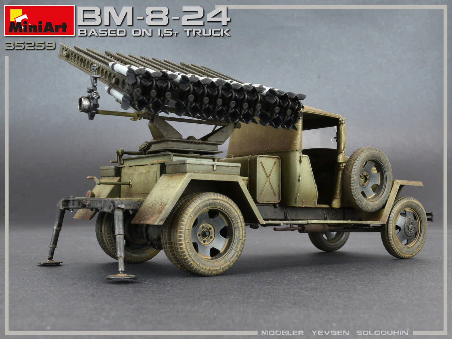 1/35 BM-8-24 Based on 1.5t Truck - Hobby Sense