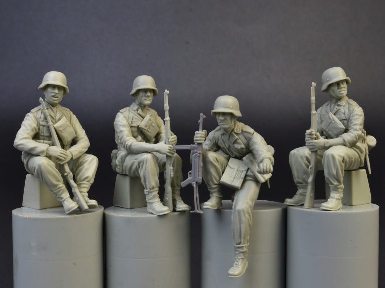1/35 German Panzergrenadiers - Hobby Sense