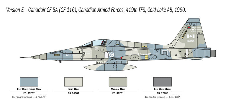 1/72 F5A Freedom Fighter w/Canadian Markings - Hobby Sense
