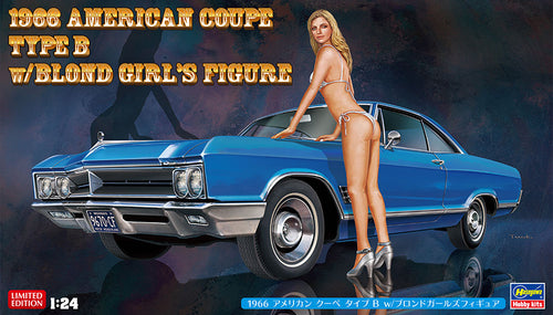 1/24 1966 American Coupe Type B w/Blond Girl's Figure - Hobby Sense