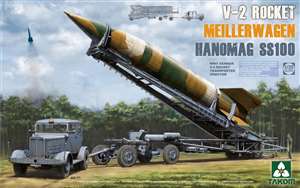 1/35 V-2 Rocket Mellerwagen Hanomag SS100 WWII German Rocket Transporter - Hobby Sense