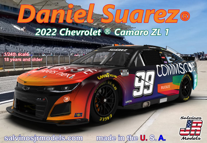 1/24 Daniel Suarez 2022 Chevrolet Camaro - Hobby Sense