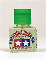 TAMIYA 87038 Extra Thin Cement Glue Fine Tip - 40ml for sale online