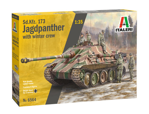 1/35 Sd.Kfz.173 Jagdpanther with Winter Crew - Hobby Sense