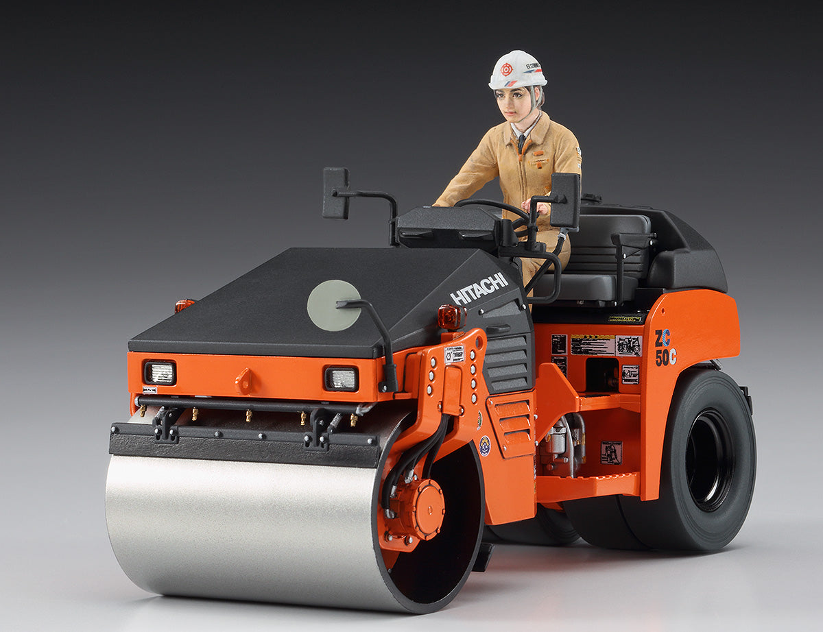 1/35 Hitachi ZC50C5 Vibratory Combined Roller Construction Machinery - Hobby Sense