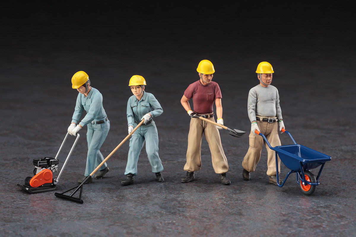 1/35 Construction Worker Set A - Hobby Sense
