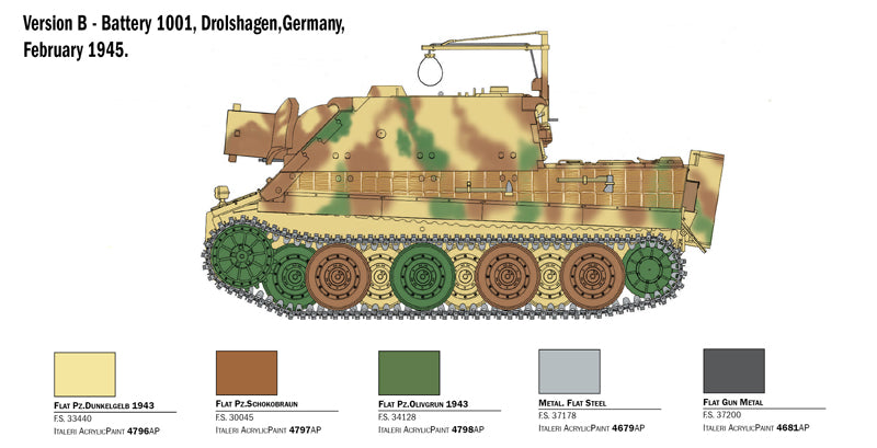 1/35 38cm RW 61 auf Sturmmorser Tiger - Hobby Sense