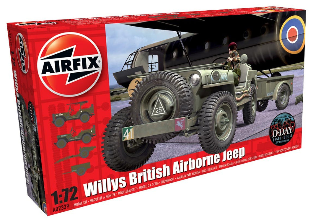 1/72 British Airborne Willys Jeep - Hobby Sense