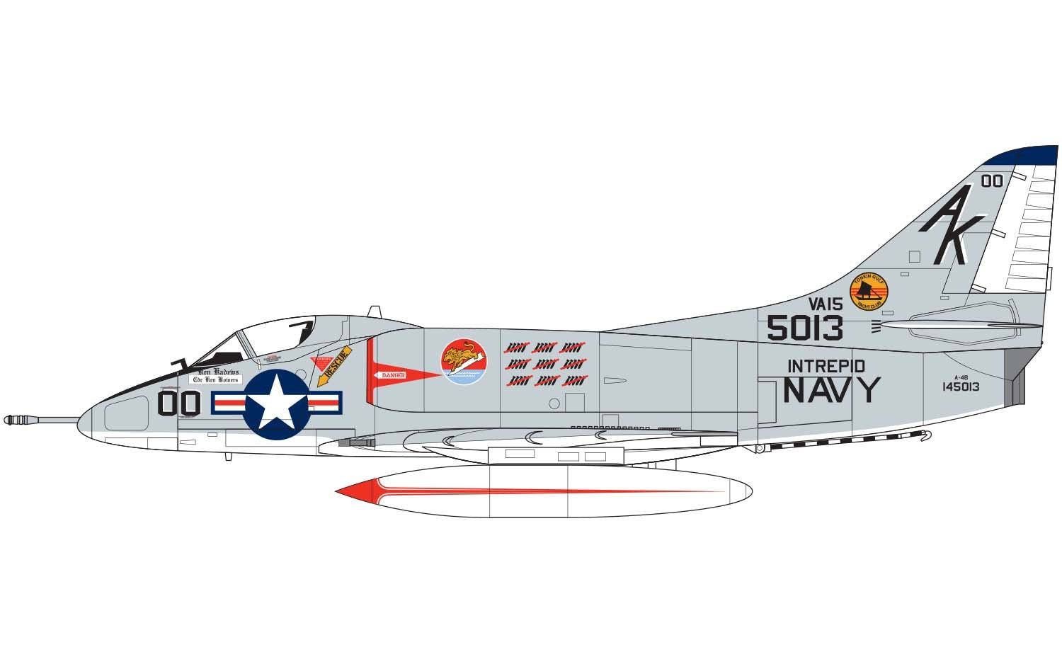 1/72 Douglas A-4B/Q Skyhawk - Hobby Sense