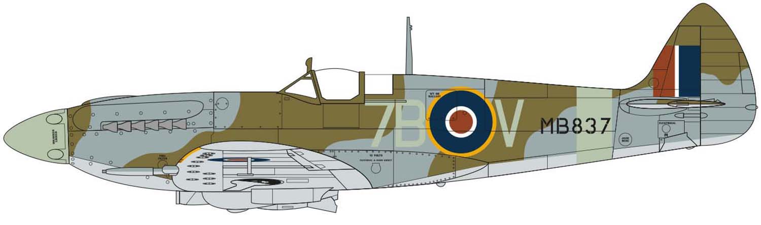 1/48 Supermarine Spitfire Mk.XII - Hobby Sense