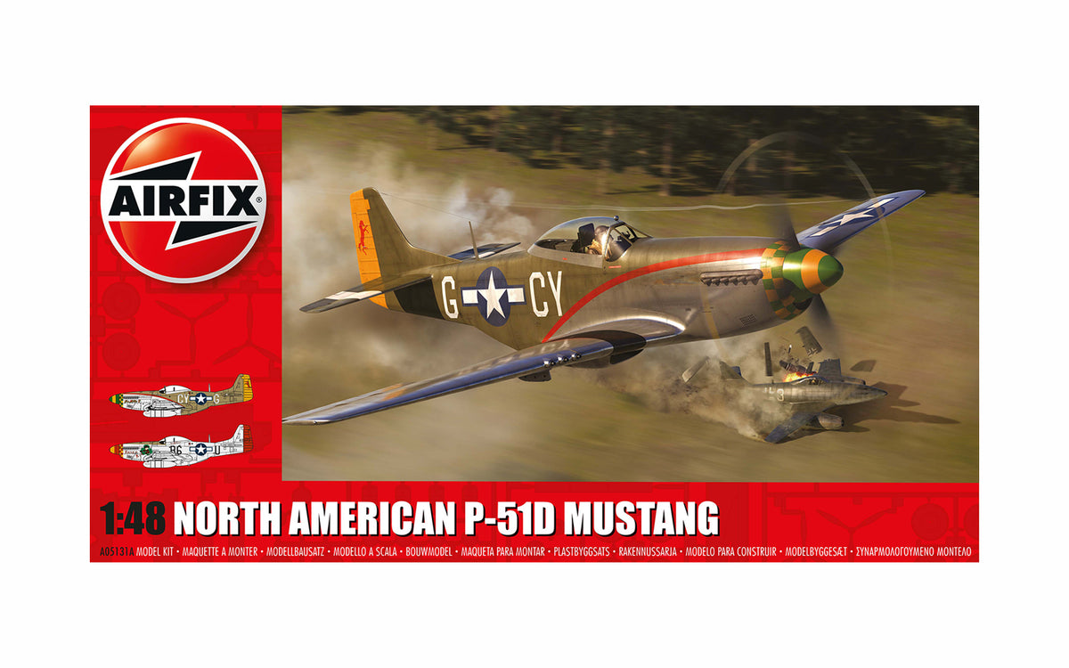 1/48 North American P51D Mustang - Hobby Sense