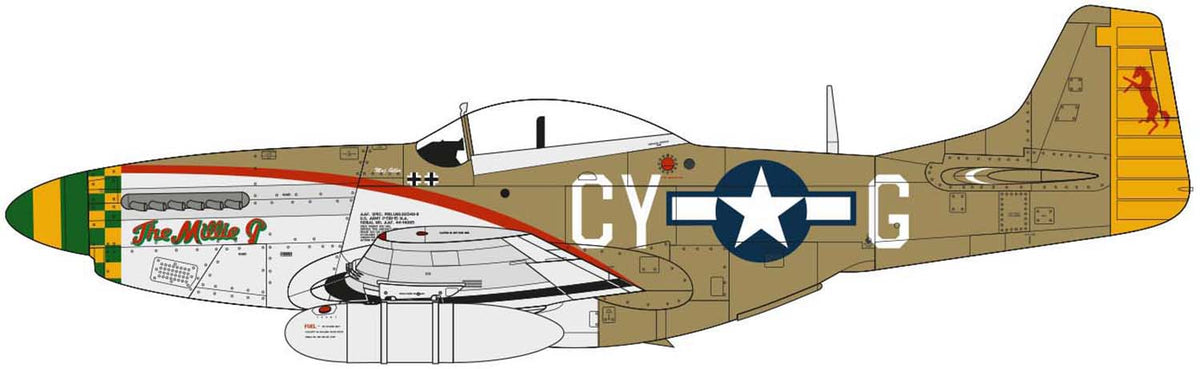1/48 North American P51D Mustang - Hobby Sense