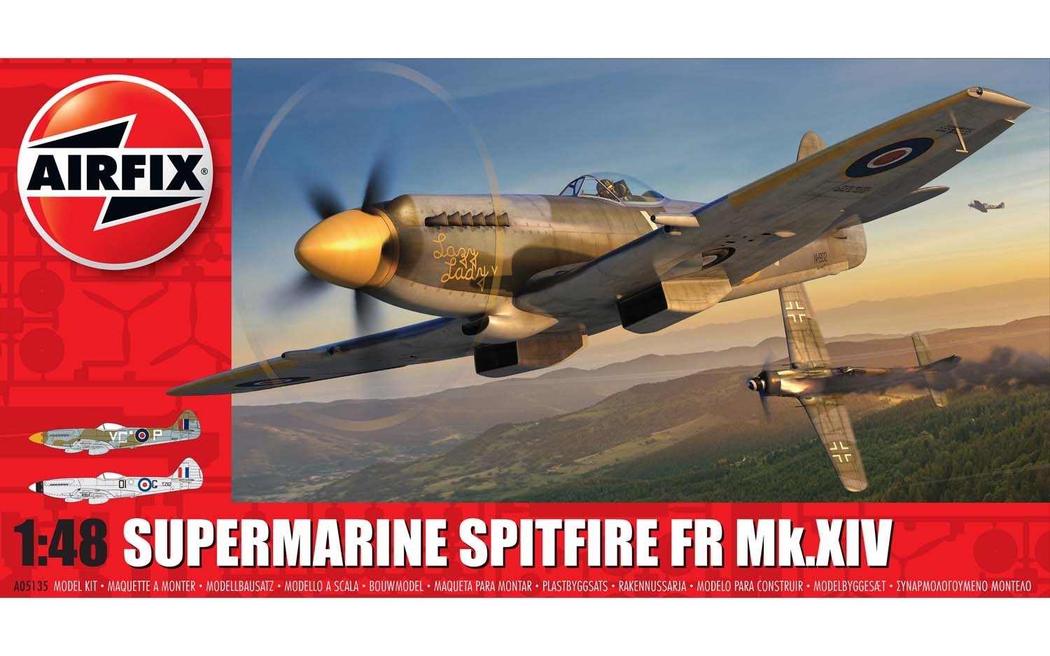 1/48 Supermarine Spitfire FR Mk.XIV with Canadian Markings - Hobby Sense