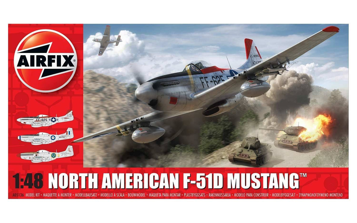 1/48 North American F-51D Mustang - Hobby Sense
