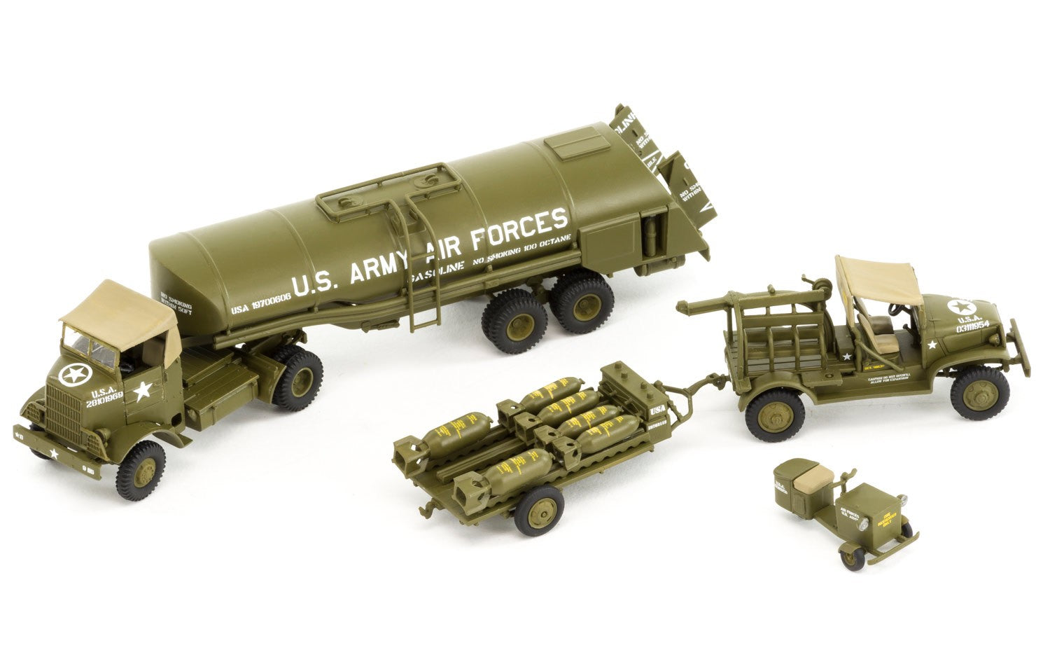 1/72 WWII USAAF 8th Air Force Bomber Resupply Set - Hobby Sense
