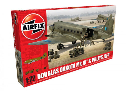 1/72 Douglas Dakota Mk.III w/Willys Jeep - Hobby Sense