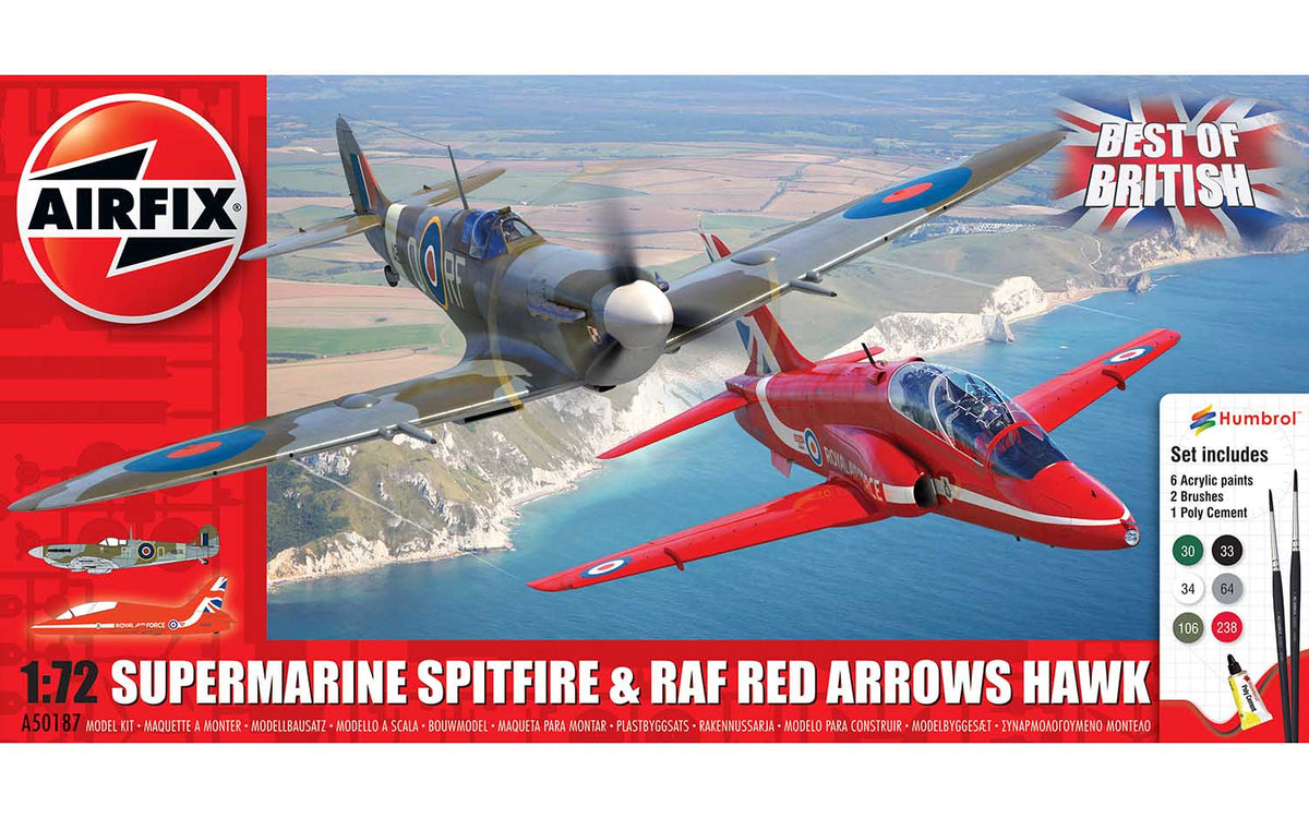 1/72 Spitfire and Hawk Best of British Set - Hobby Sense