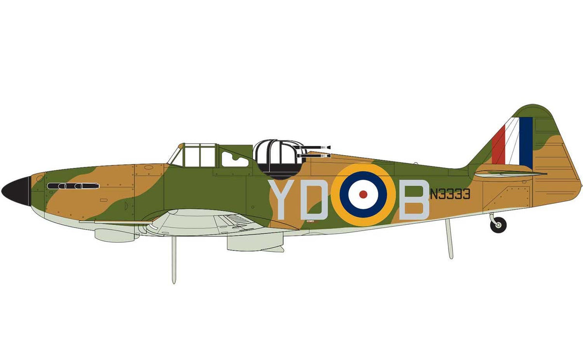 1/72 Boulton Paul Defiant Mk.I (Starter Set) - Hobby Sense