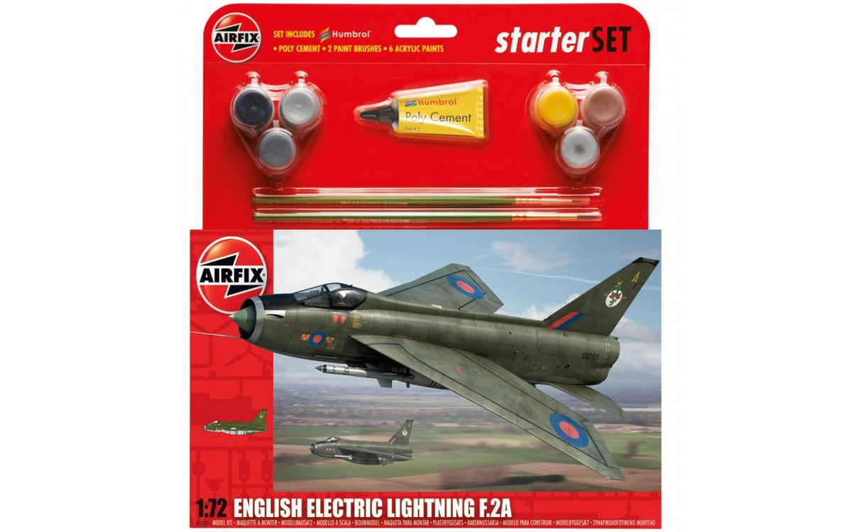 1/72 English Electric Lightning F.2A (Starter set) - Hobby Sense