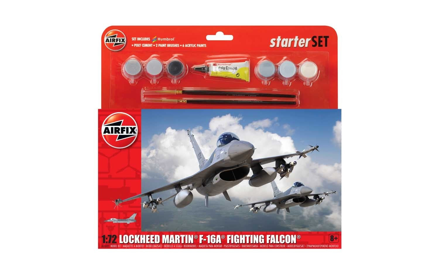 1/72 F16A Fighting Falcon, Gift Set - Hobby Sense