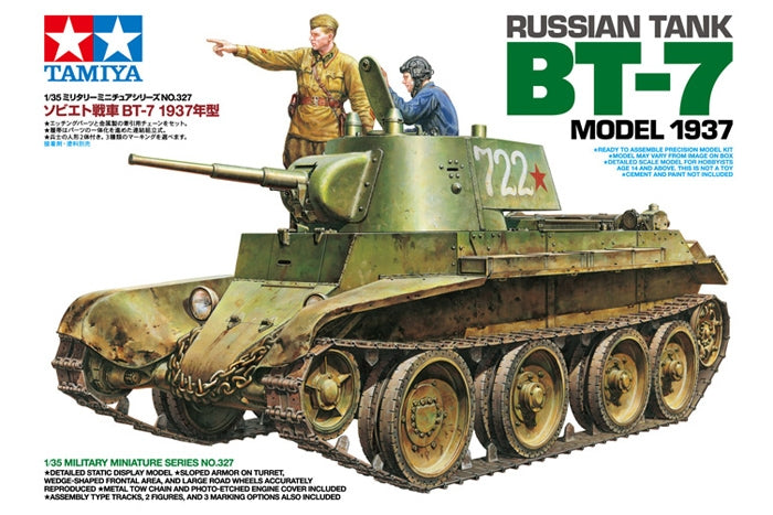 1/35 Russian Tank BT7 Model 1937 - Hobby Sense