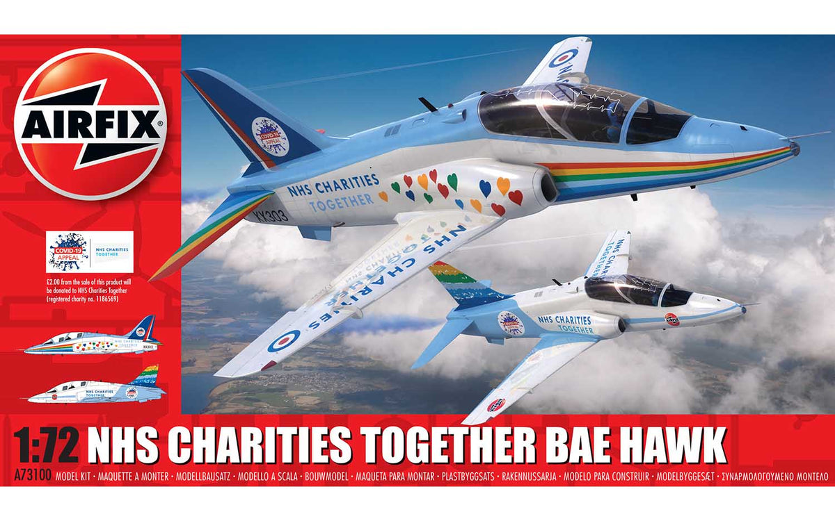 1/72 BAE Hawk NHS Livery, Competition Winning Design - Hobby Sense