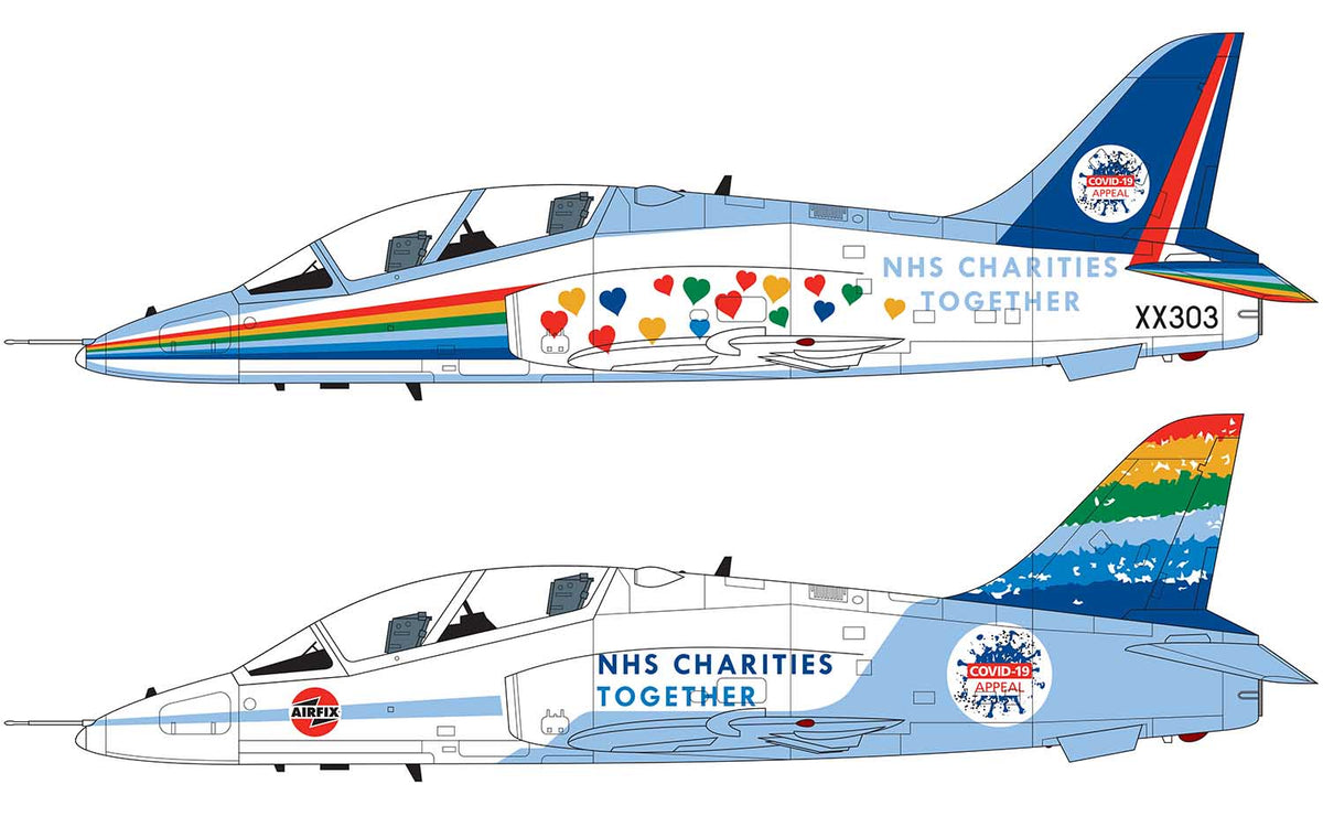 1/72 BAE Hawk NHS Livery, Competition Winning Design - Hobby Sense