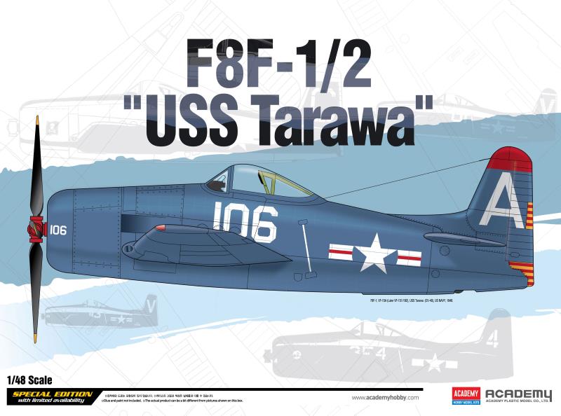1/48 F8F 1/2 USS Tarawa - Hobby Sense