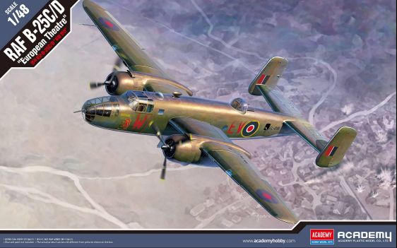1/48 RAF B25C/D European Theatre - Hobby Sense