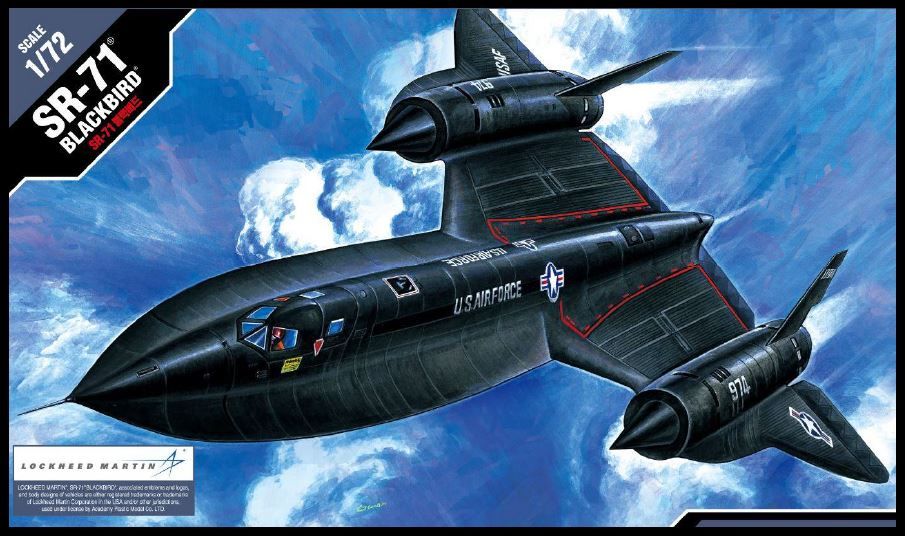 1/72 SR71 Blackbird - Hobby Sense