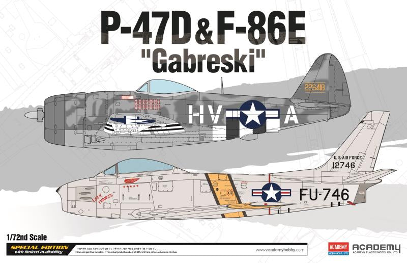 1/72 P47D & F86E Gabreski - Hobby Sense