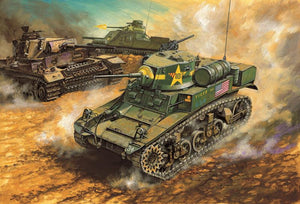 1/35 US M3A1 Stuart Light Tank - Hobby Sense