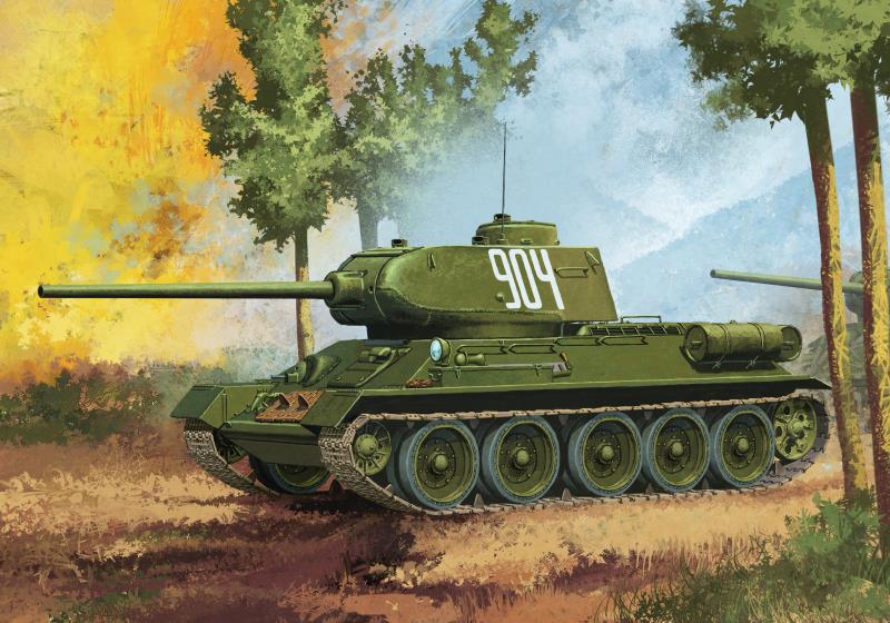 1/35 T34/85 112 Factory Production - Hobby Sense