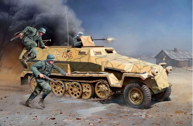 1/35 German Sd.kfz.251/1 Ausf.C - Hobby Sense