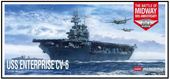 1/700 USS CV6 Enterprise Battle of Midway - Hobby Sense