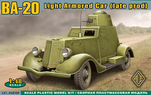 1/48 BA-20 light armored car, late prod. - Hobby Sense