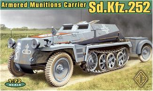 1/72 Sd.Kfz.252 German armored munitions car - Hobby Sense