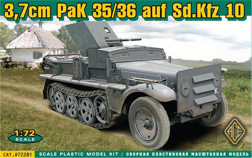 37mm PaK 35/36 auf Sd.Kfz 10 - Hobby Sense