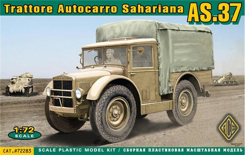 1/72 Trattore Autocarro Sahariano AS.37 - Hobby Sense
