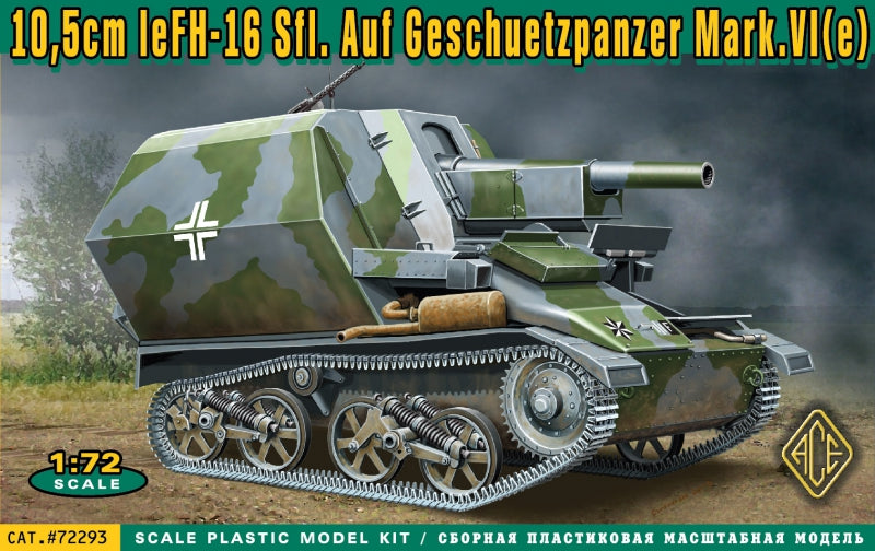 1/72 10,5cm leFH-16 Sfl. Auf Geschuetzpanzer Mark.VI(e) - Hobby Sense