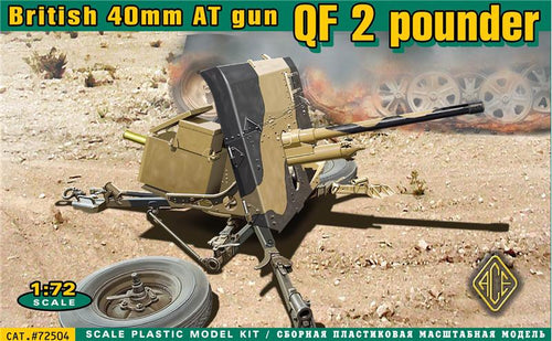 QF-2  pounder British 40 mm AT gun - Hobby Sense