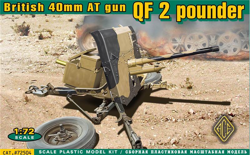 QF-2  pounder British 40 mm AT gun - Hobby Sense