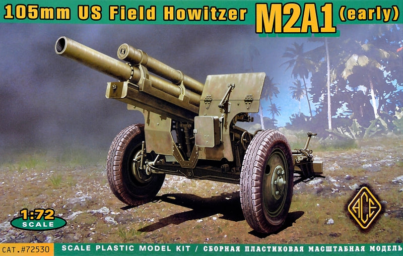 US 105mm Howitzer M2A1 w/M2 Gun Carriage - Hobby Sense