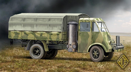 AHN French 3,5t truck gas generator gasifier - Hobby Sense