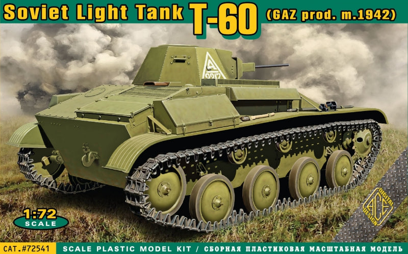 1/72 T-60 Soviet light tank (GAZ prod. m.1942) - Hobby Sense